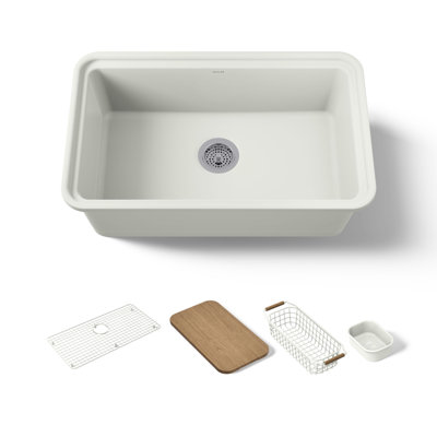 Audrine30" Undermount Single-Bowl Workstation Kitchen Sink