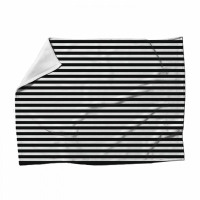 Stripes Fleece Throw Blanket - Pattern Throws for Sofas or Beds