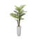 85.3'' Artificial Palm Tree In A Tall Beige Fiberstone Planter