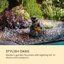 Outdoor Rock Fountain with Lights