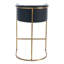 Calvin Upholstered Counter Stool with Metal Frame-394548539