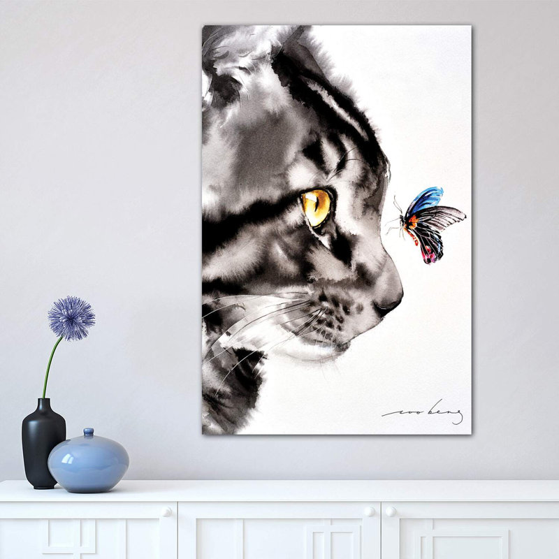 Close Encounter I by Soo Beng Lim - Wrapped Canvas Painting, 66.04 cm H x 45.72 cm W x 1.91 cm D