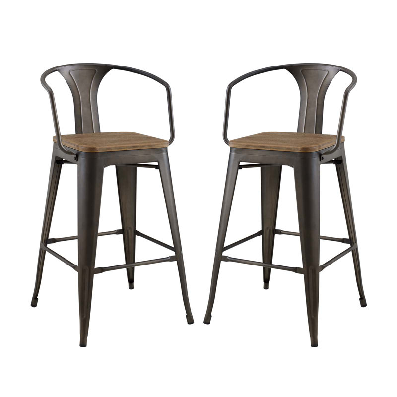 Promenade Bar Stool, Brown
