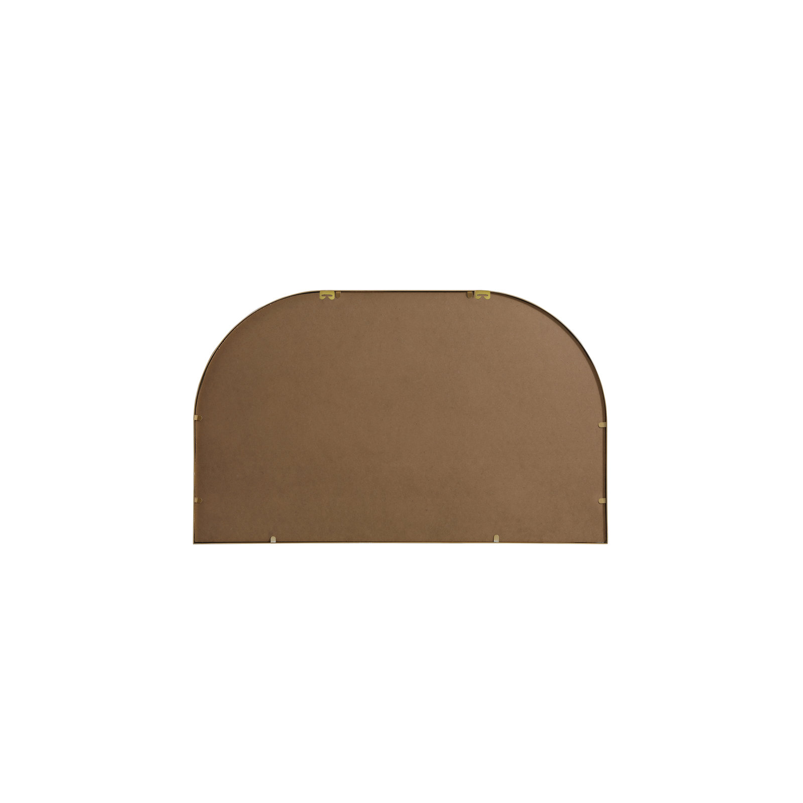 Sabine Metal Wide Arch Wall Mirror, Brass, 24" x 39"