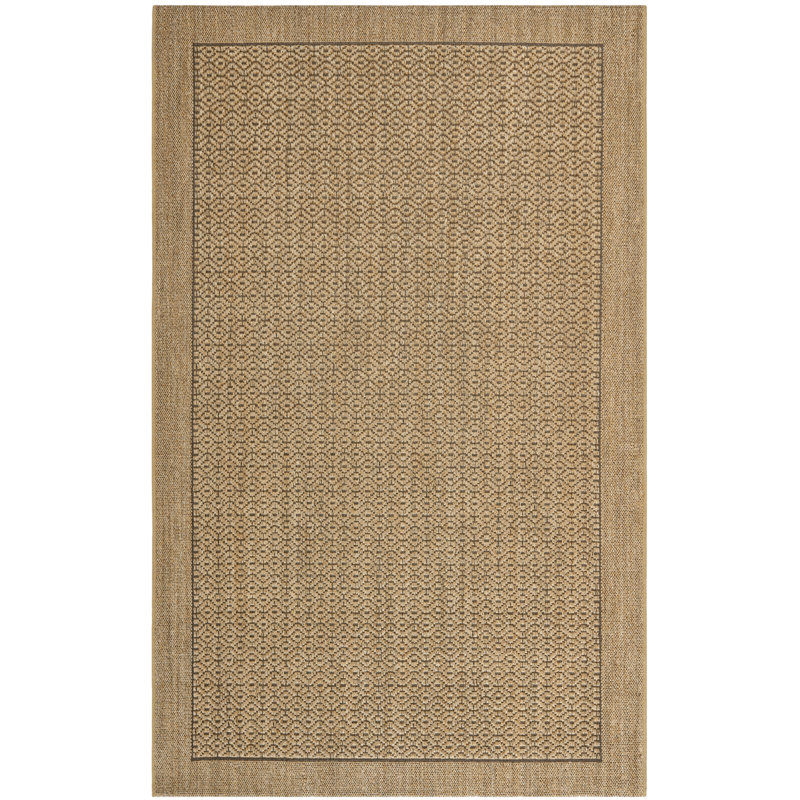 Tapis à motif géométrique en sisal et en jacquard Grampian Beach, Rectangle 6 pi x 9 pi