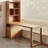 Burlywood Rectangular Solid Wood with 3 drawers desk-50544442