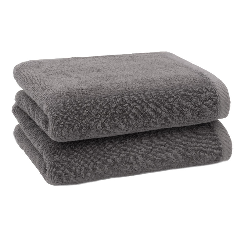 Midweight Hand Towel, Charcoal
