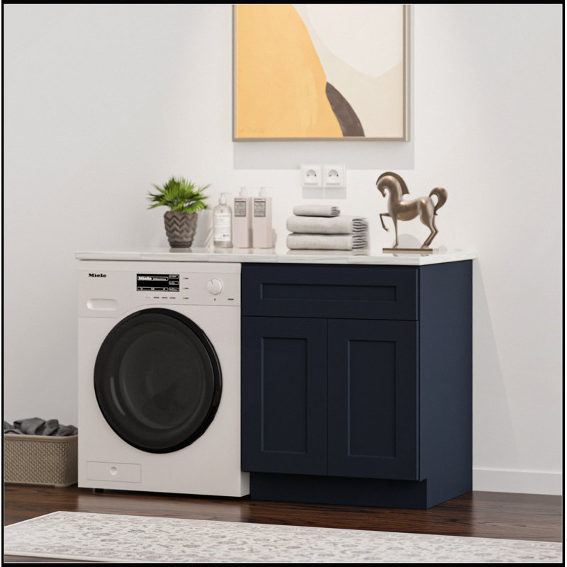 Armoire de base d'évier de cuisine 30 po Durable Shaker RTA avec résistant à l'humidité (sans évier), 30"