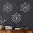 Metal Crystal Wall Art With Sparkling Rhinestones