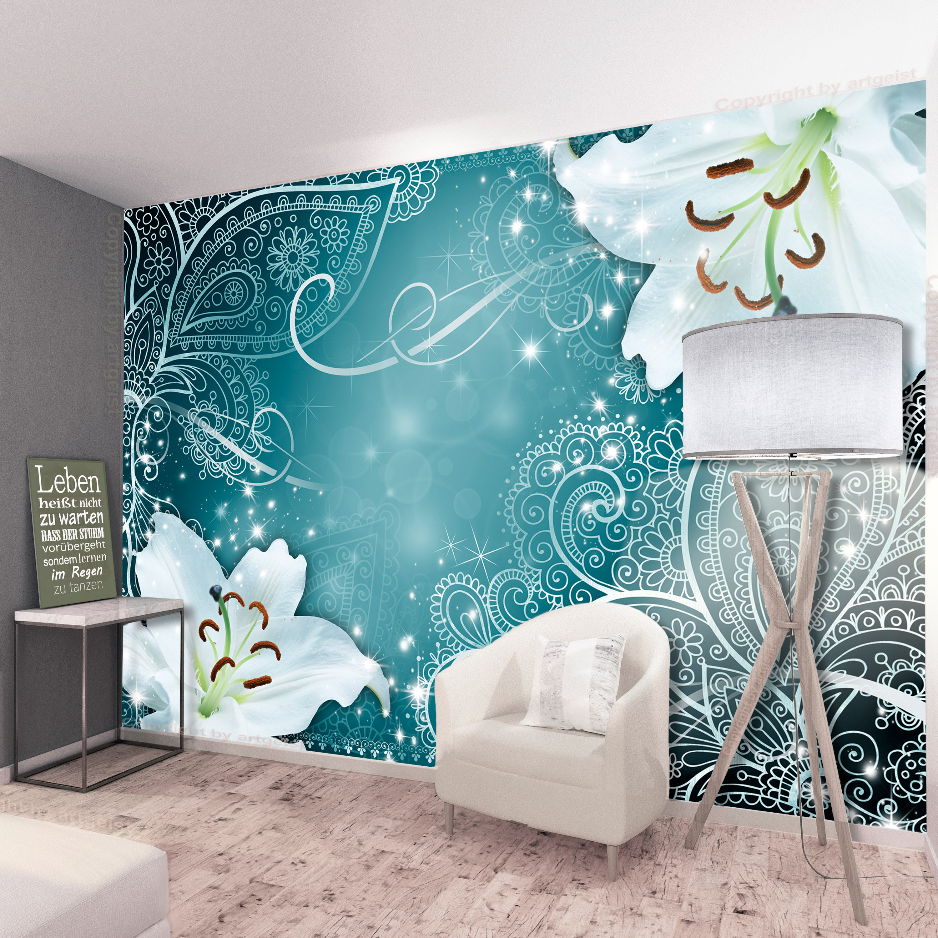 Bungalow Rose Wall Mural Peel & Stick - Sharel | Wayfair