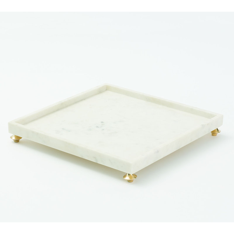 Julia Buckingham Quintessesntial Accent Tray, White
