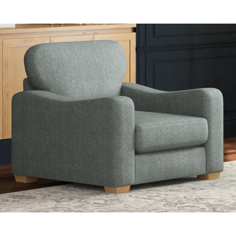 Upholstered Armchair, Ebony