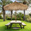 9 pi. Parasol de patio en bambou Sea Grass-98132093