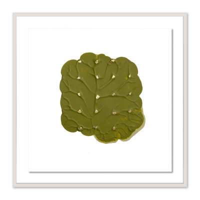 Green Golden Imprint 1 Print by Anne Mersmann