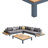 Opia 4 - Person Patio Conversation Set with Cushions
