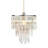 Modern Chandelier Pendant Lamp Shade With Faux Crystal Design For Ceiling Fixtures