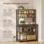 Baker's Rack with Power Outlet, Coffee Bar for Kitchen