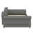 Upholstered Daybed with LED  and Nail Head Decoration-126450470