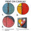 Pop Art Love Heart - Art mural Pop Art pour le salon-336350898-336350905-336350908