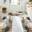 Tapis de cuisine 20 po x 32 po + 20 po x 48 po + 20 po x 59 po Tapis de cuisine à motif abstrait antidérapant 3 pièces