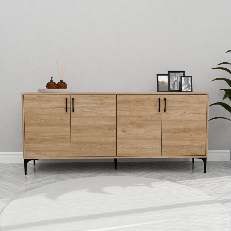 Mezza 80cm Sideboard, Oak