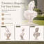 Statue buste de femme de style victorien pour décoration extérieure de jardin et de pelouse