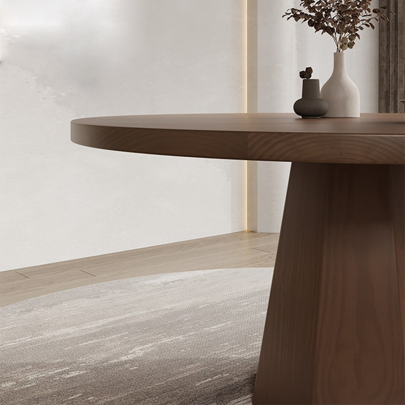 Ensemble de table à manger moderne et simple en bois massif., H 29,5 po x L 62,9 po x l 62,9 po