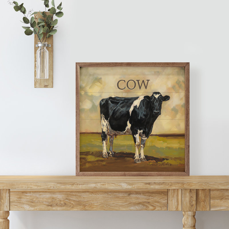 Colby The Cow par Bonnie Mohr, H 24 po x l 24 po x P 1 po