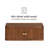 Fig Solid Wood Wall Mounted Floating Display Shelf