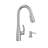 MOEN Reyes  Single-Handle Pull-Down Sprayer Kitchen Faucet with Reflex and Power Clean in Spot Resist Stainless-113441182