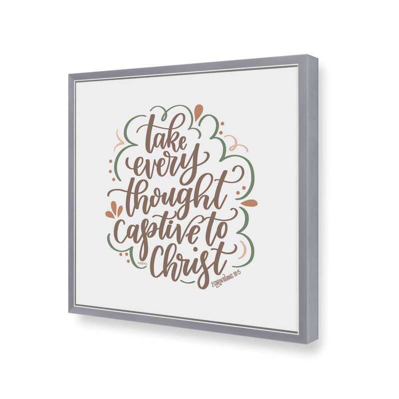 «Every Thought» par imperfect Dust, reproduction d'art, Argent, L 36 x H 36, Impression encadrée