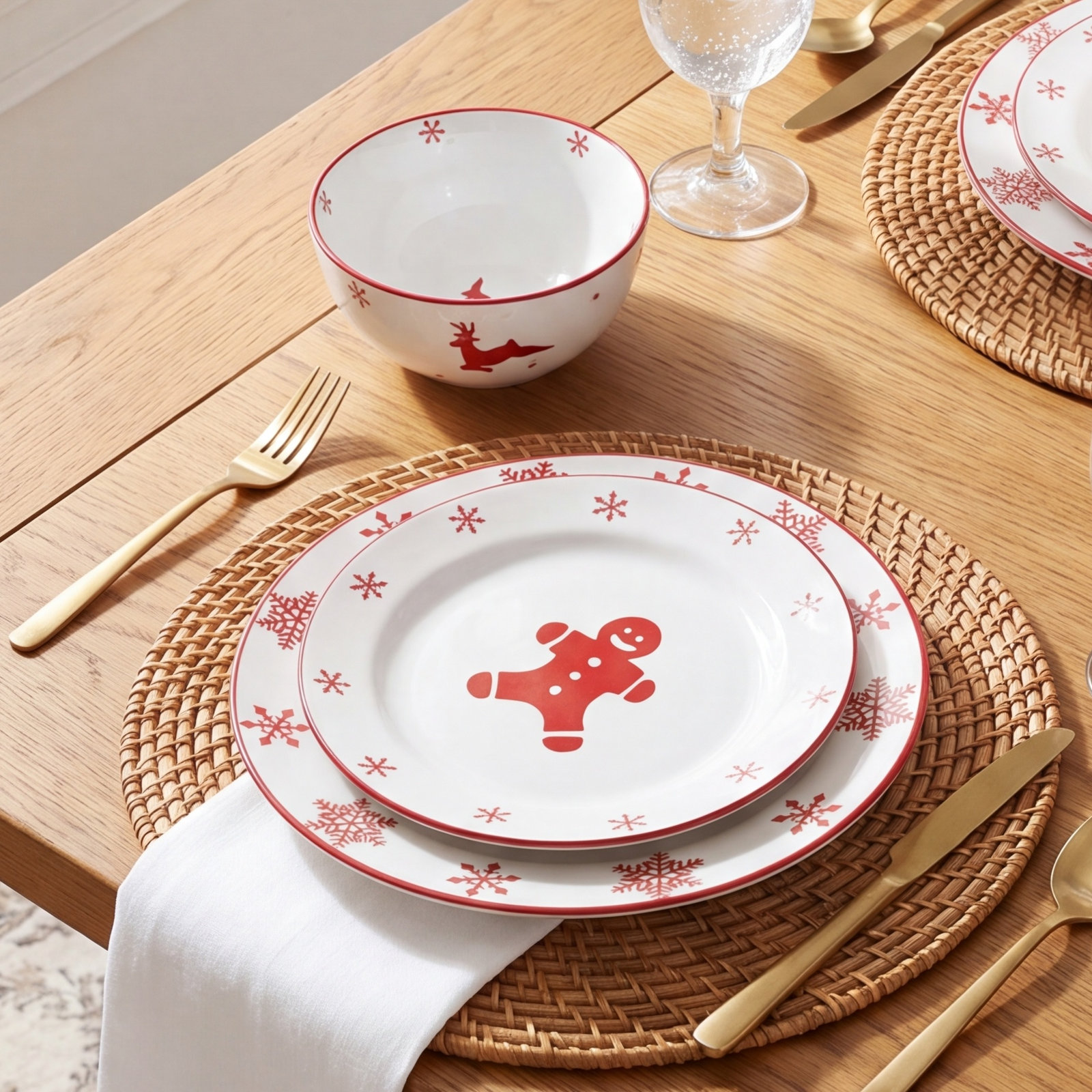Winterfest Stoneware Dinnerware Set