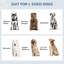 Bols pour chiens surélevés pour grands chiens en peluche