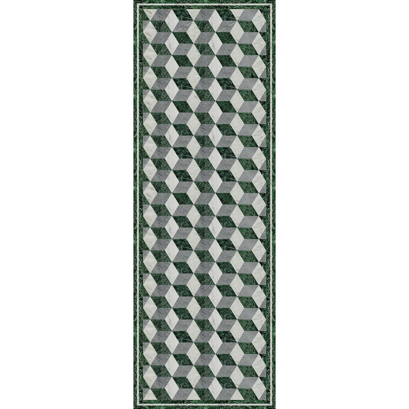 Abaigeal Geometric Area Rug, Runner 78 x 225cm