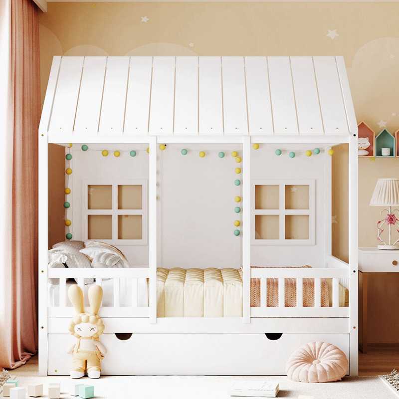 Solid Wood Daybed, White