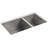 Ludington 32'' L Double Bowl Stainless Steel Kitchen Sink