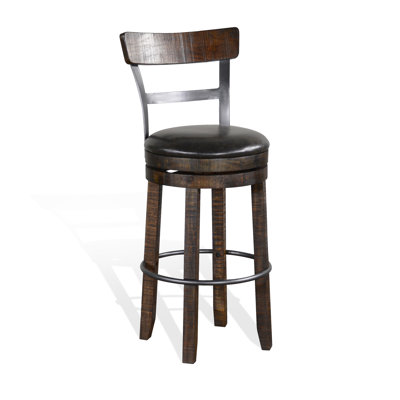 Meilani Swivel Upholstered Counter Stool