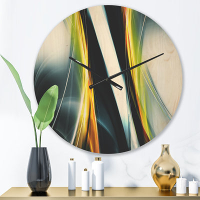 Horloge murale Fractal Lines