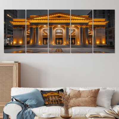 «Yellow Yellow Prosperity And Pride Banks» - ensemble d'art mural Banks