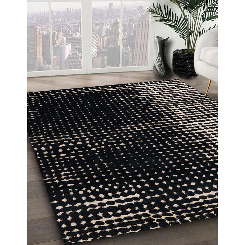 Tapis abstrait moderne 4843, Rond 4 pi