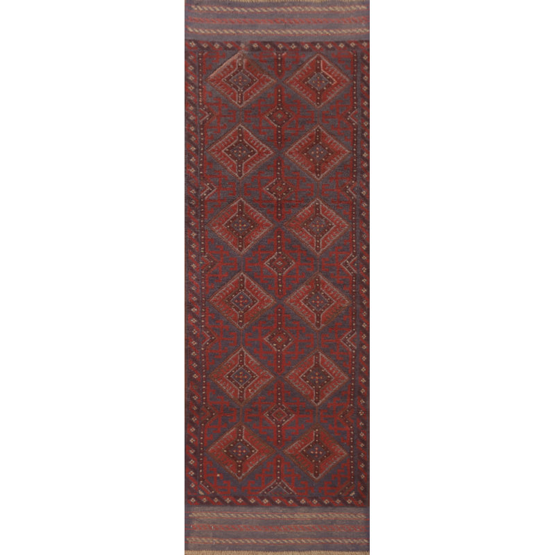 Tapis de couloir rouge 7 pi 10 po x 1 pi 11 po One-of-a-Kind