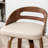 Hesson Swivel Faux Leather Low Back Bar Stools-146634185-146799714