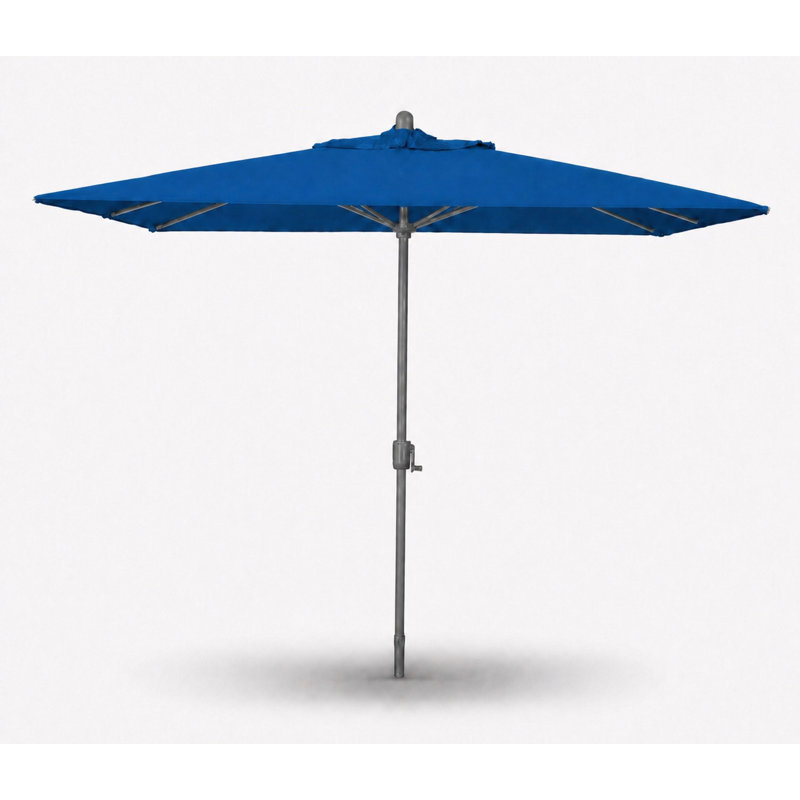 SunbUmbrella 9 pi 10 po x 6 pi 6 po Olivier, Gris en vedette, Toile Sunbrella® bleu pacifique