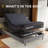 EGOHOME 15” Massaging Zero Gravity Adjustable Bed with 14" Memory Foam Mattress-963559638