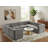 Enso Velvet U-Shaped Sectional Reversible-2054394219