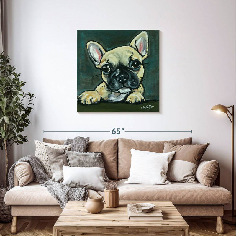 Crowle Frenchie Pup, H 36 po x l 36 po