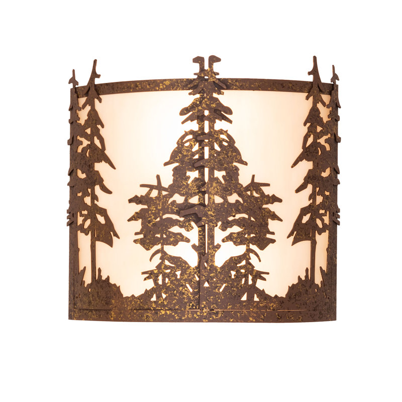 2 - Light Flush Mounted Sconce