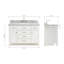 Ensemble de meuble-lavabo simple 49 po Abbate-85364297