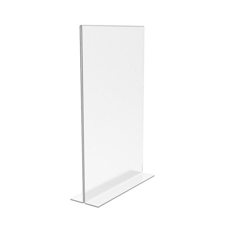 Clear Acrylic 11" x 17" Tabletop Sign Holder Frame