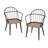 Manthey Wood and Metal Dining Chairs-110820398